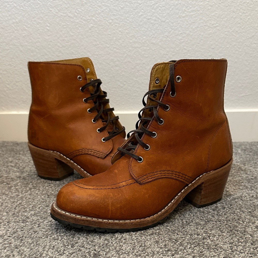 Women’s Red Wing Clara Heritage Brown Leather Boots